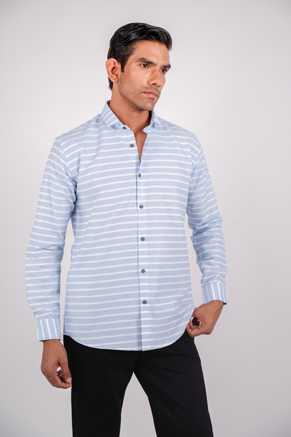 Skyline Blue Stripe Shirt