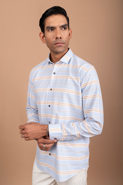 Horizon Hues Striped Shirt